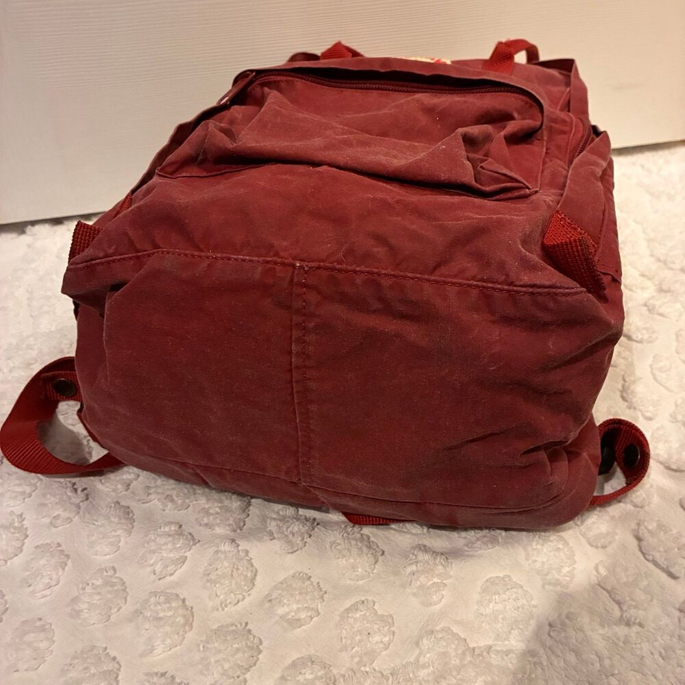 FJALLRAVEN KANKEN CLASSIC ORIGINAL BACKPACK OX RED MAROON BURGUNDY - Picture 7 of 11